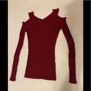 💥HOOKED UP cold shoulder top/ size S